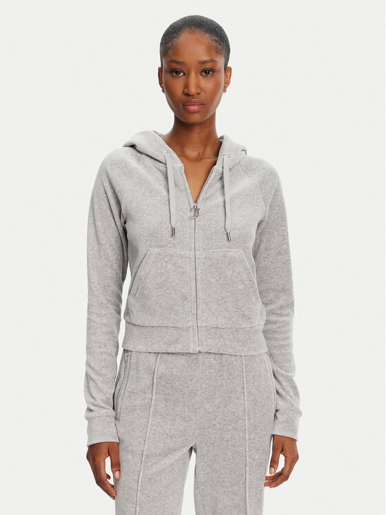 

Облегающая толстовка Madison JCWA122001 Juicy Couture, серый