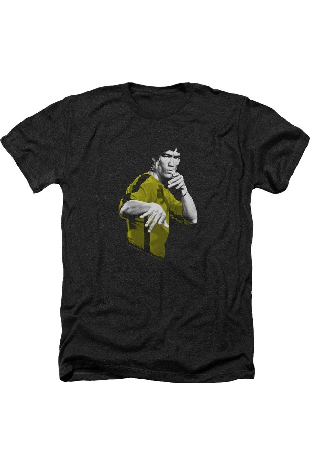 

Футболка для взрослых Bruce Lee Suit Of Death Heather Gildan, черный