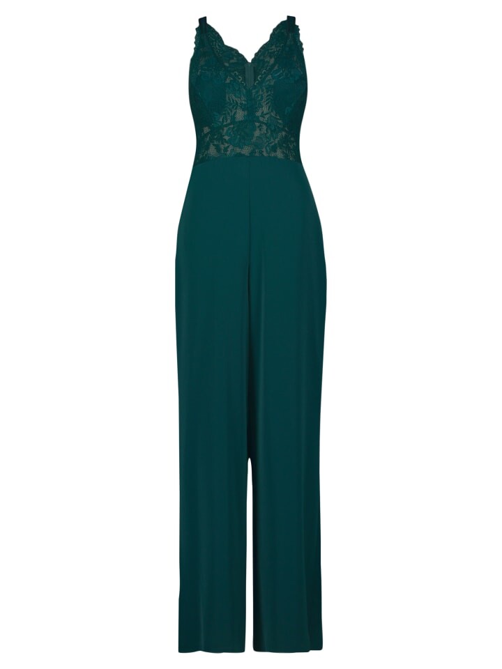 

Комбинезон Vera Mont Jumpsuit mit Spitze, цвет Mystic Emerald