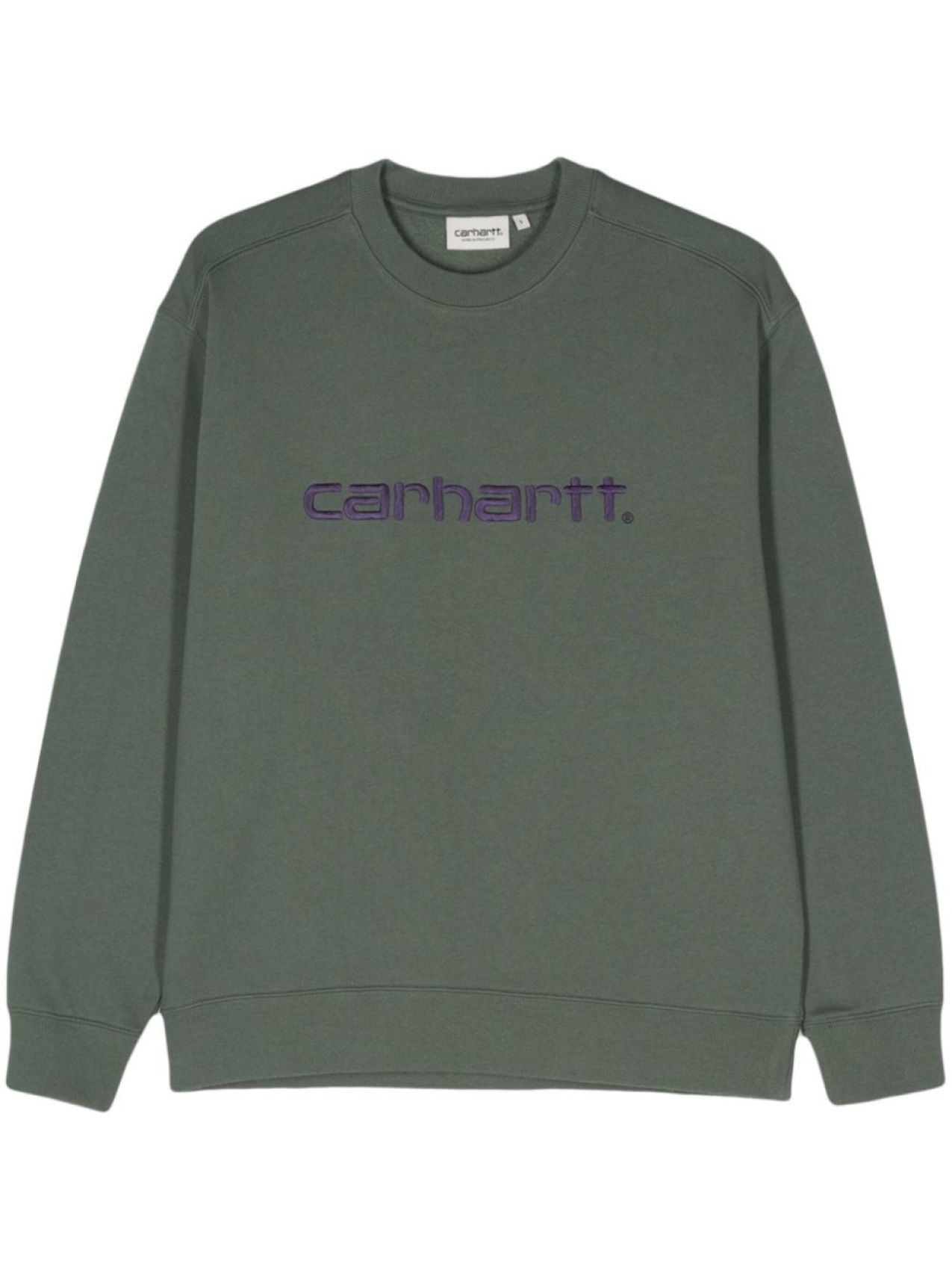 

Carhartt WIP толстовка с вышитым логотипом, зеленый