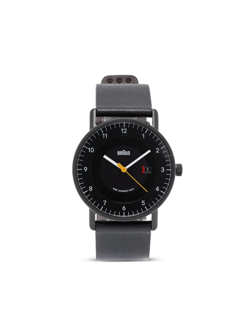 

Наручные часы Solar Dial 40 мм Braun Watches, черный