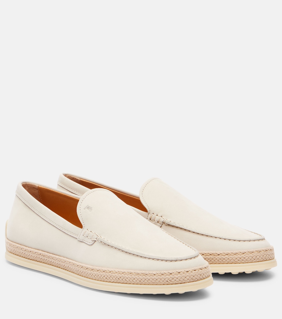 Замшевые лоферы Tod's, Mastice