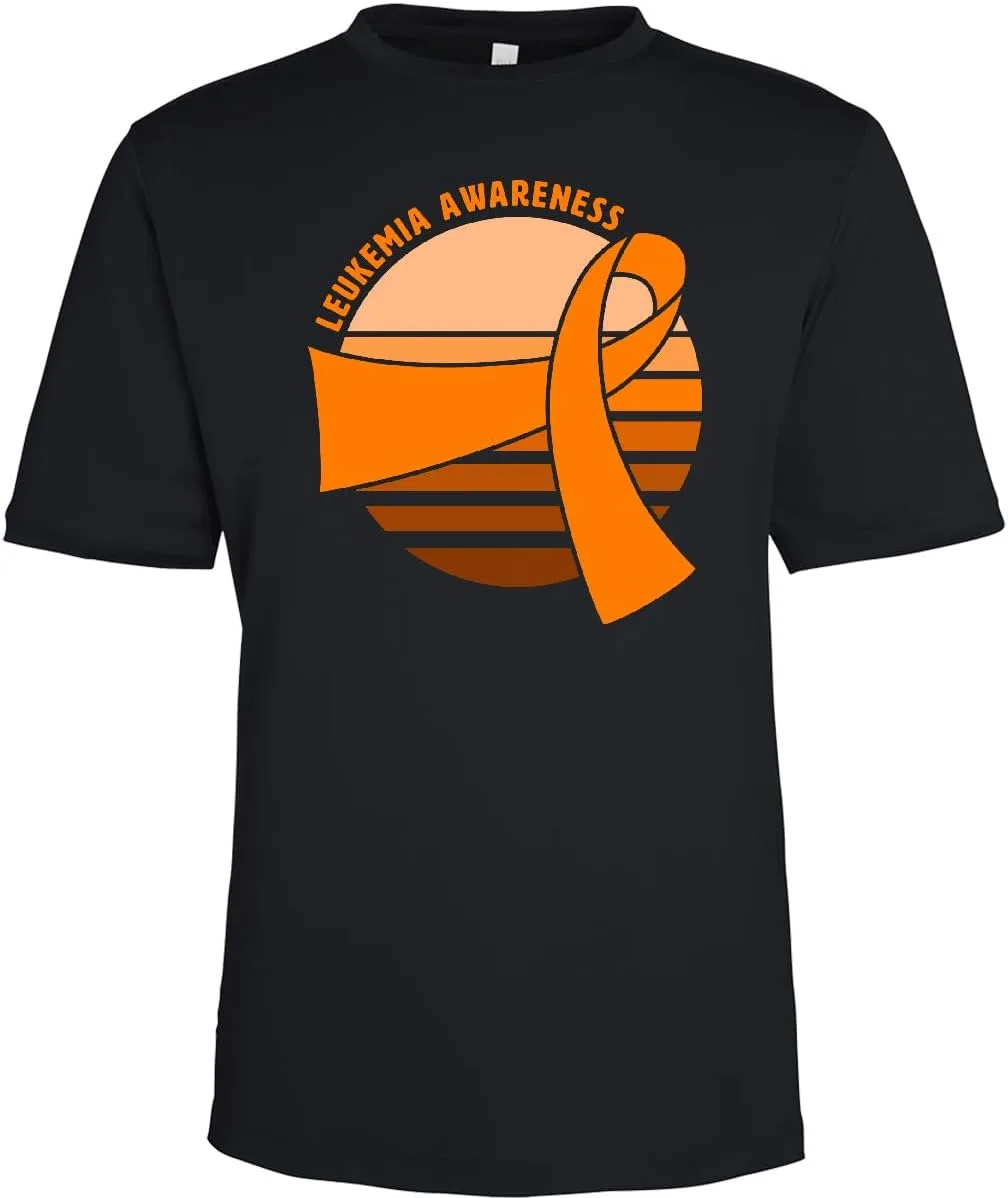 

Футболка Adult Performance с оранжевой лентой в поддержку борьбы с лейкемией inktastic