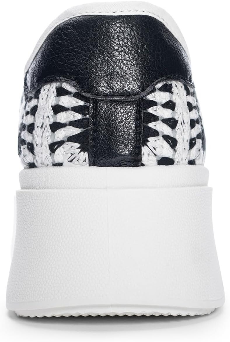 Кроссовки Recreation Crochet Sneakers Dirty Laundry, цвет Black/White Multi — фото 4