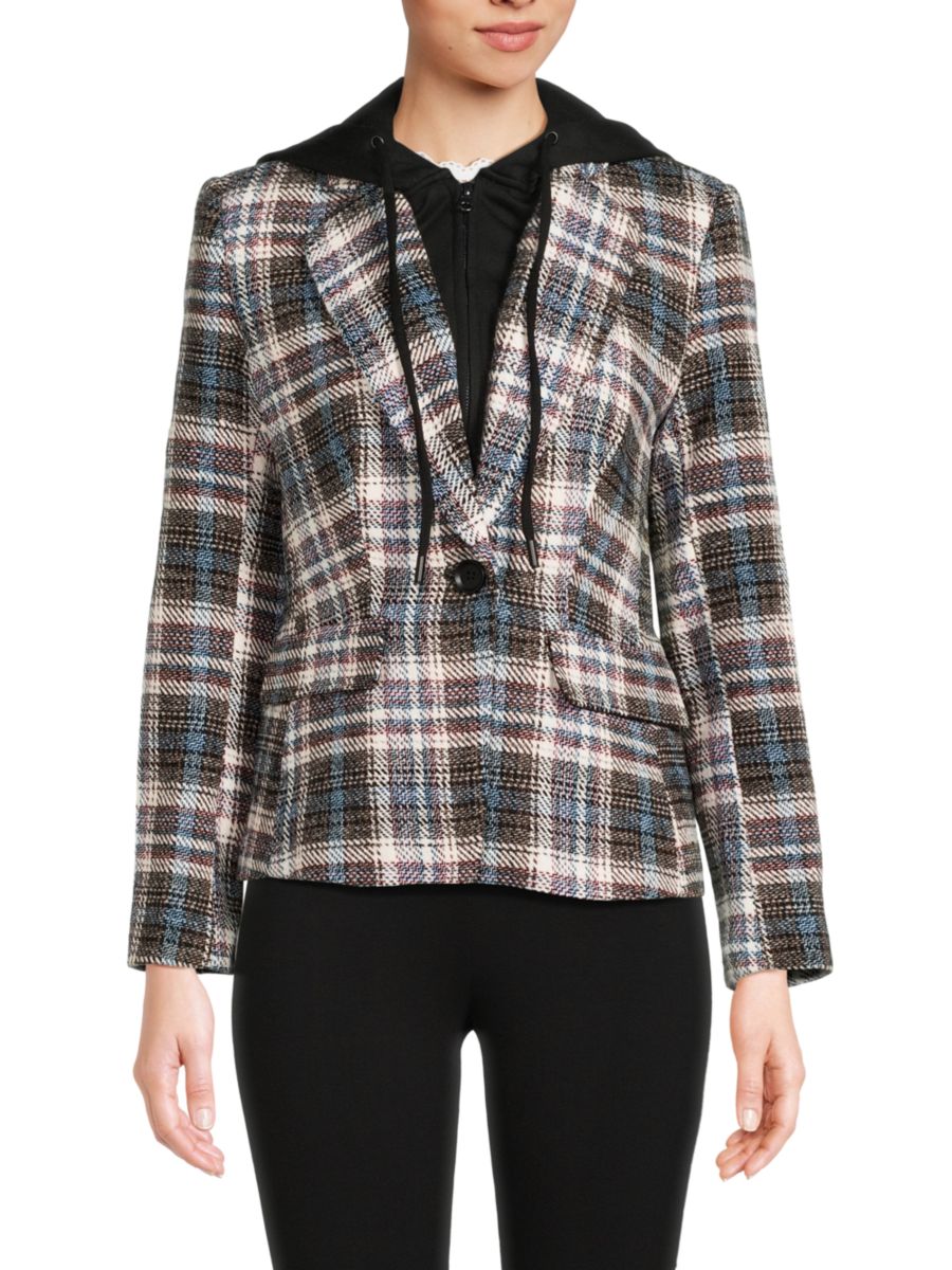 

Толстовка с капюшоном Monte Plaid Dickie 2-в-1 Central Park West, цвет Blue Multicolor