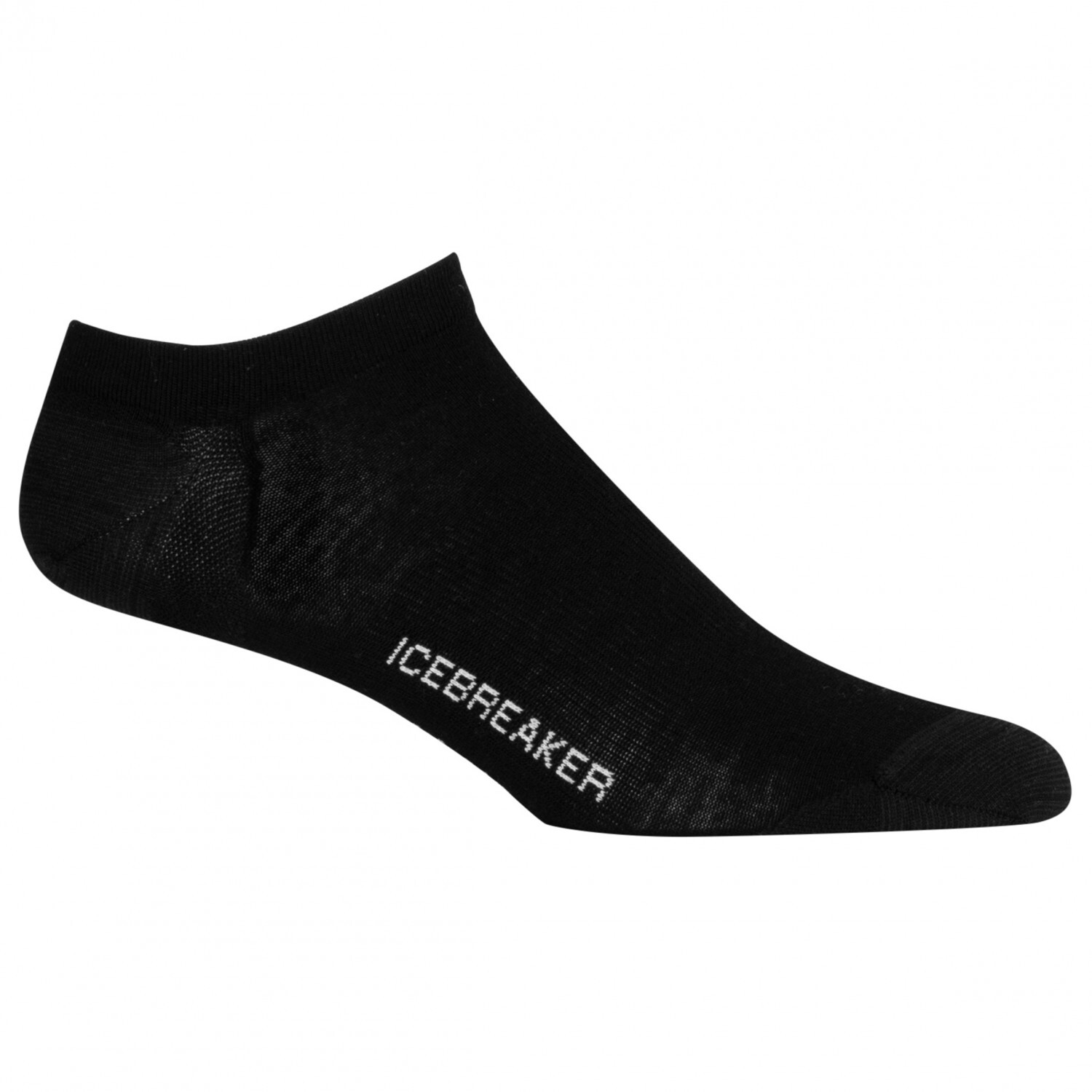 

Многофункциональные носки Icebreaker Women's Lifestyle Fine Gauge No Show, цвет Black/Snow