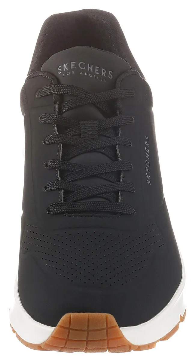 Кроссовки Skechers "Uno - Stand on Air", черный/белый — фото 4