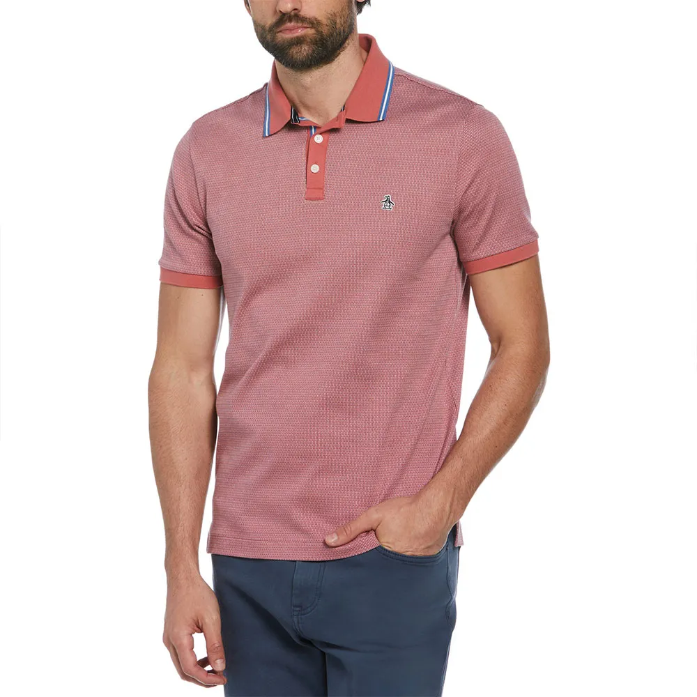 

Поло Original Penguin Ao Jacquard Tipping, красный