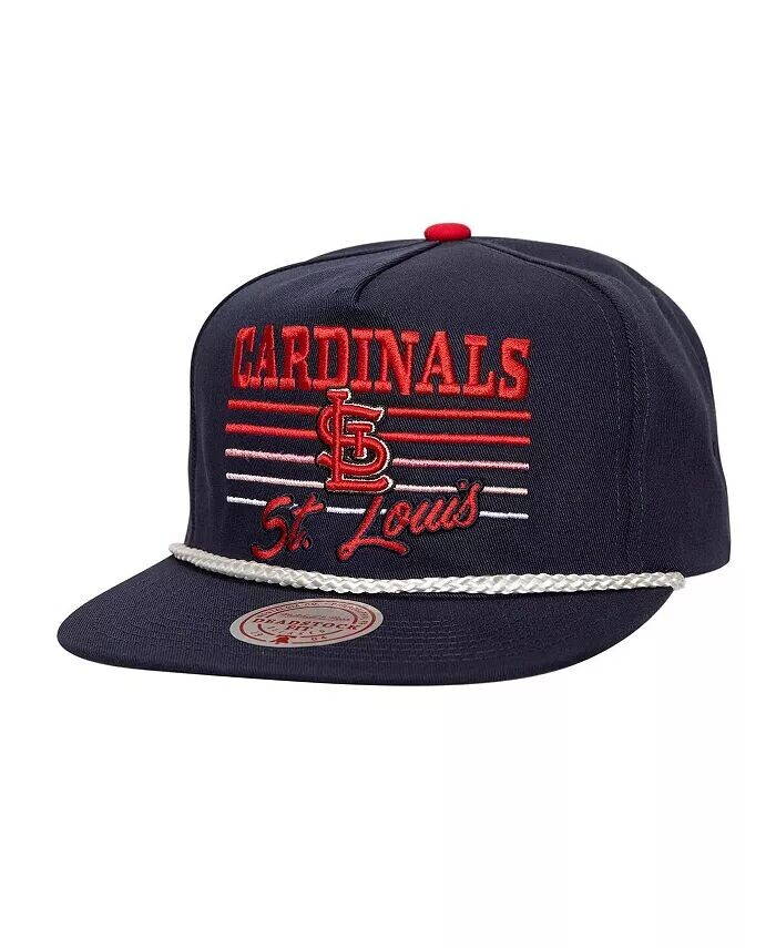 

Мужская темно-синяя шляпа St. Louis Cardinals Radiant Lines Deadstock Snapback Mitchell & Ness, синий