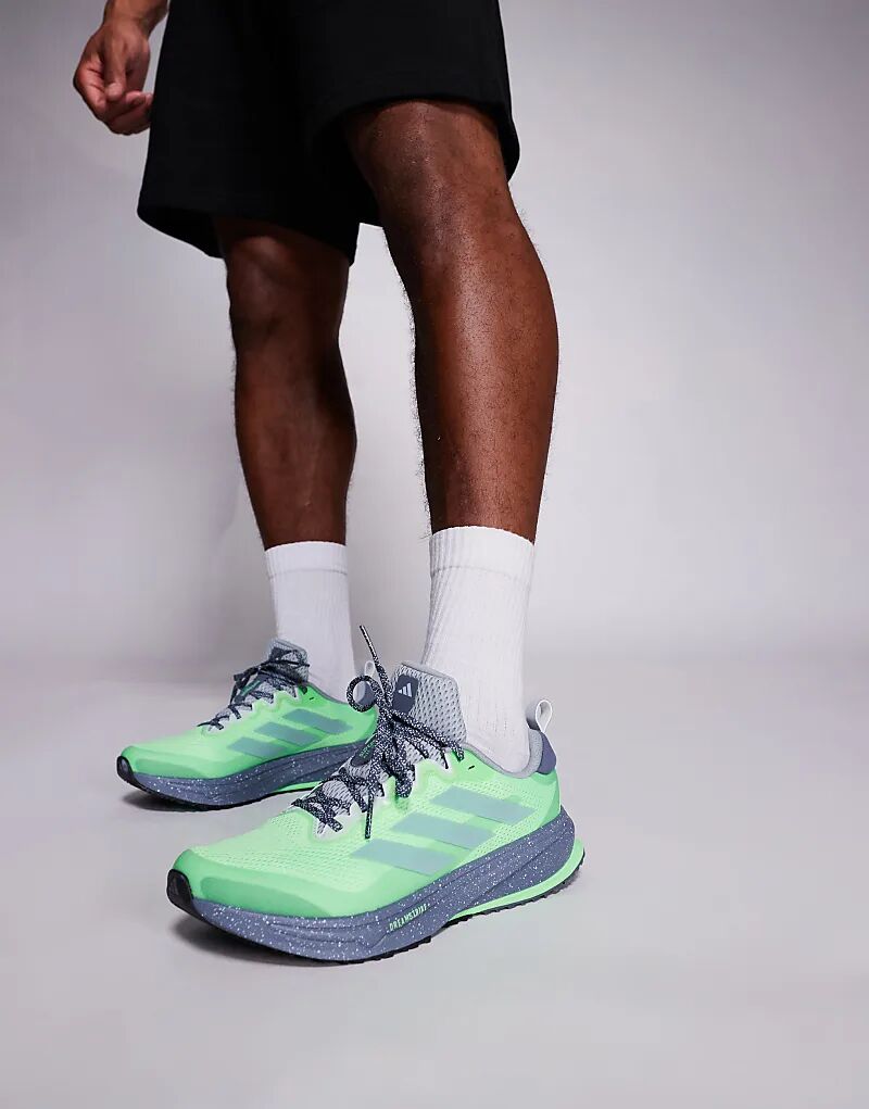 Кроссовки adidas Running Supernova Rise ATR лаймового и серебристого цветов Adidas Performance