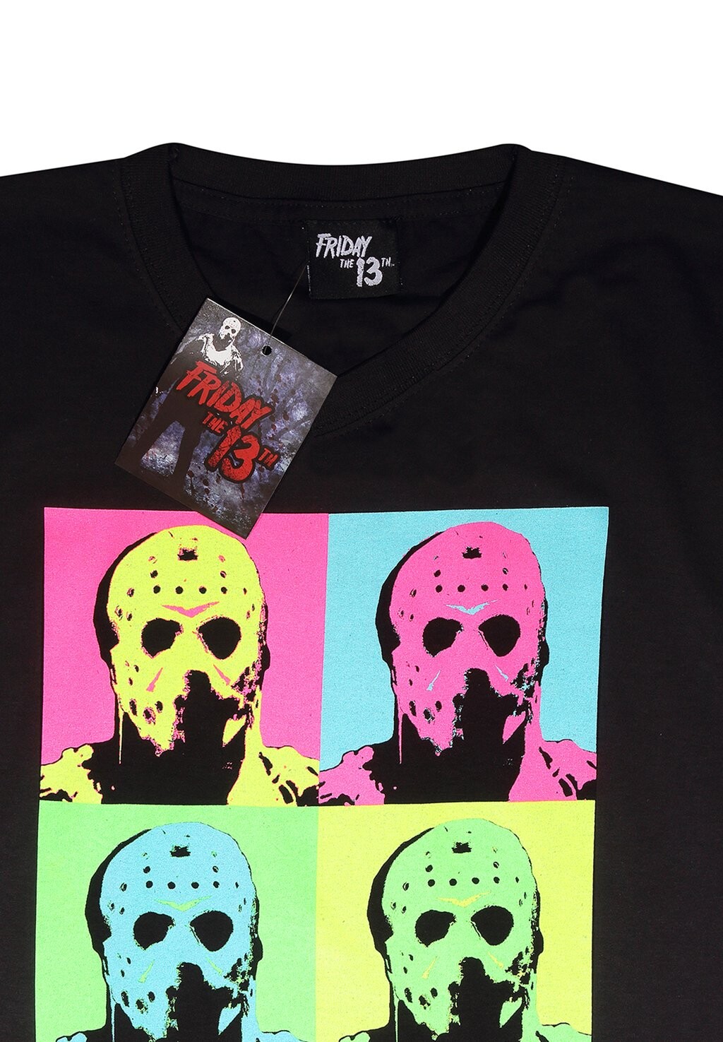 

Футболка с принтом FRIDAY THE 13TH JASON POP ART Henry Tiger, черный