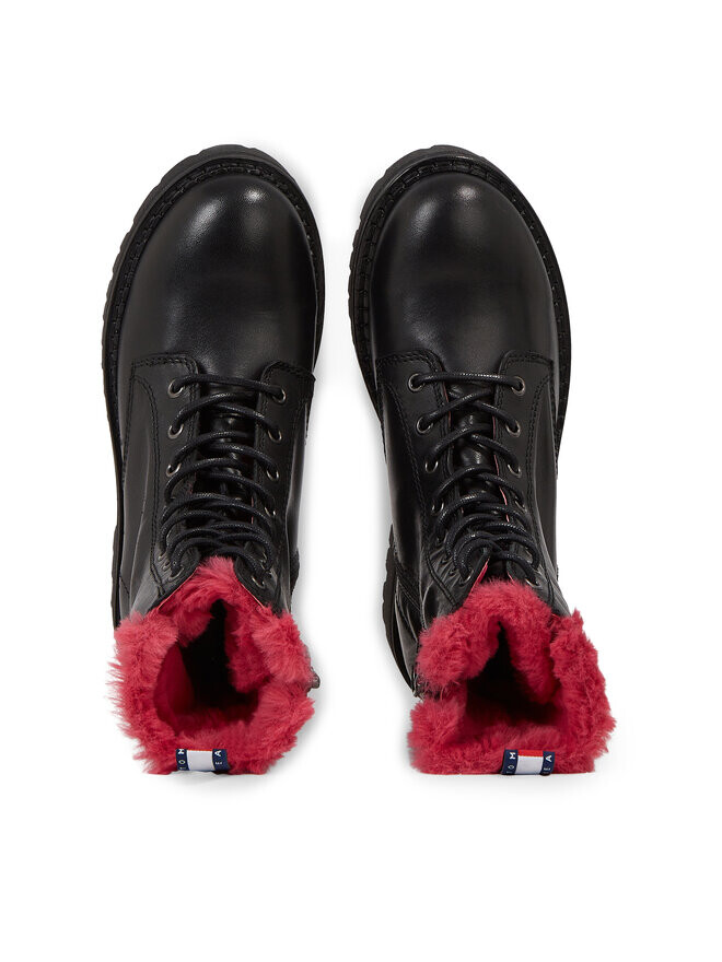 Ботинки на плоской подошве Tjw W Urban Boot Smooth Ltr Wl Tommy Jeans, черный — фото 3
