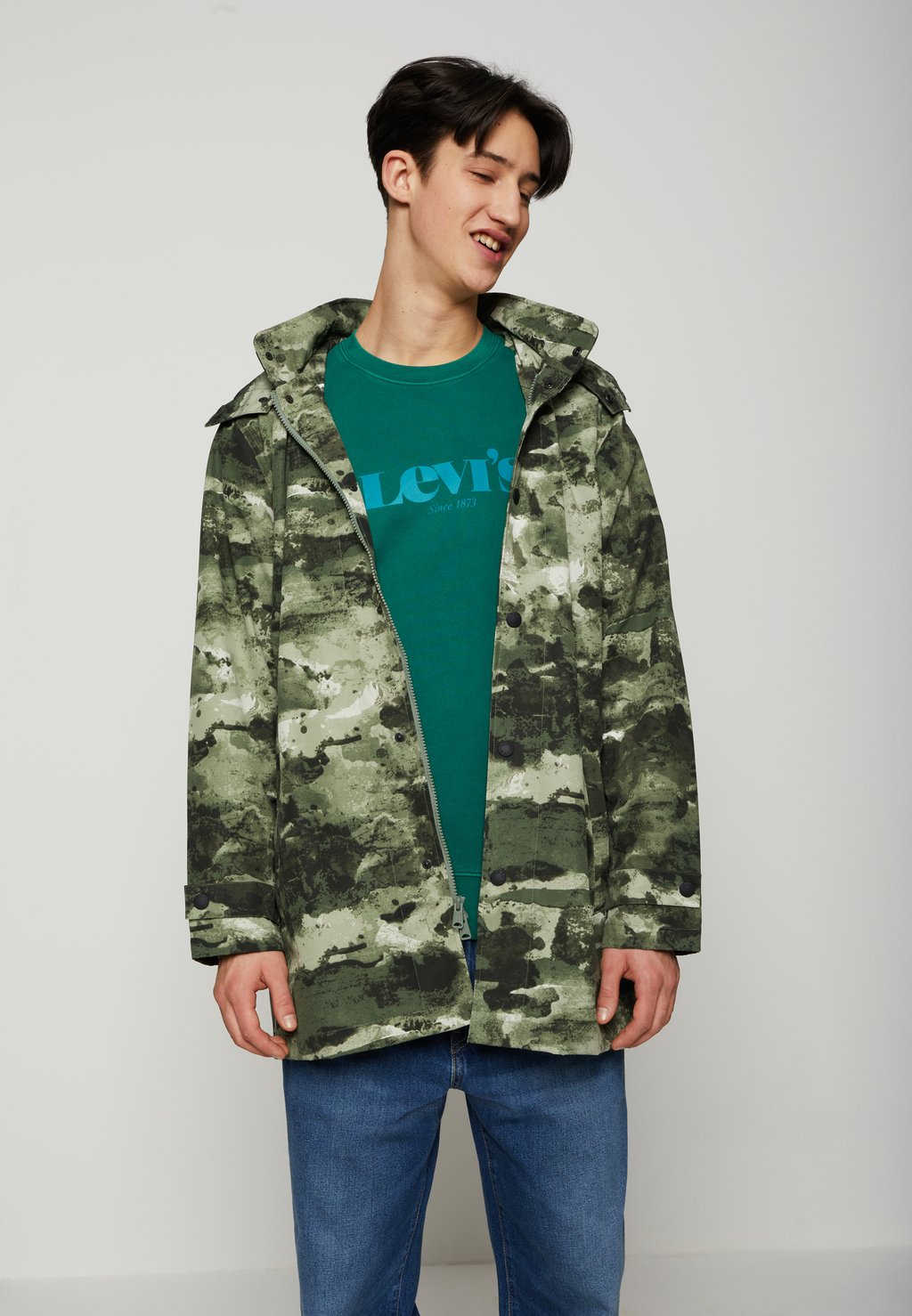 

Куртка-парка MISSION FISHTAIL Levi's, оливковый