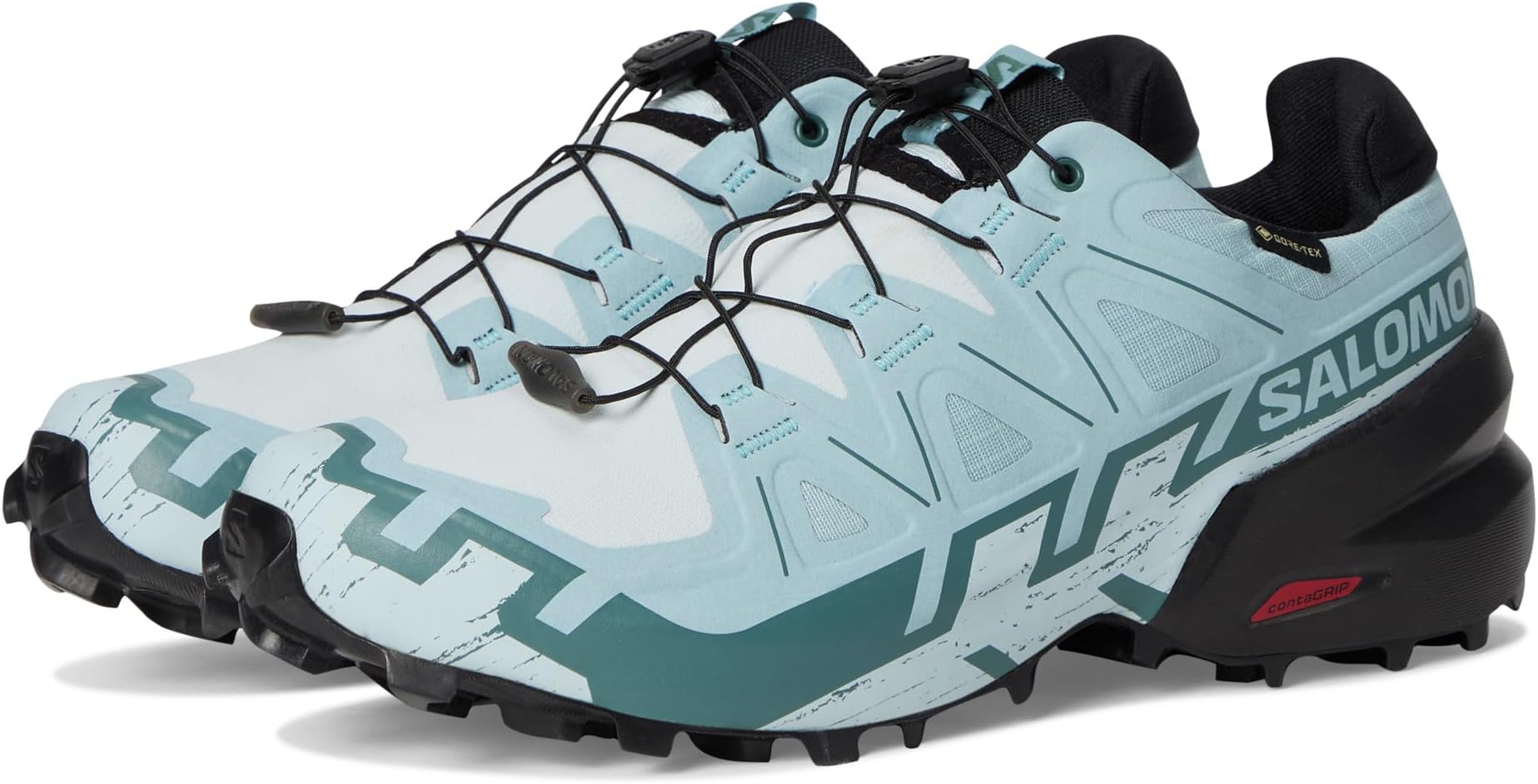 Кроссовки Salomon Speedcross 6, цвет Ballad Blue/Black/Tourmaline