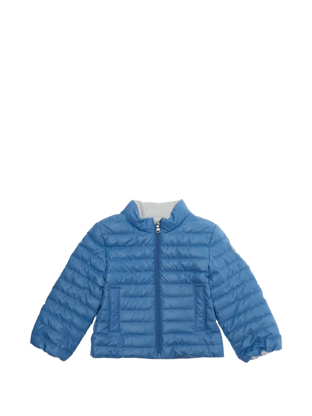 

Стеганое детское пальто Moncler Enfant, синий