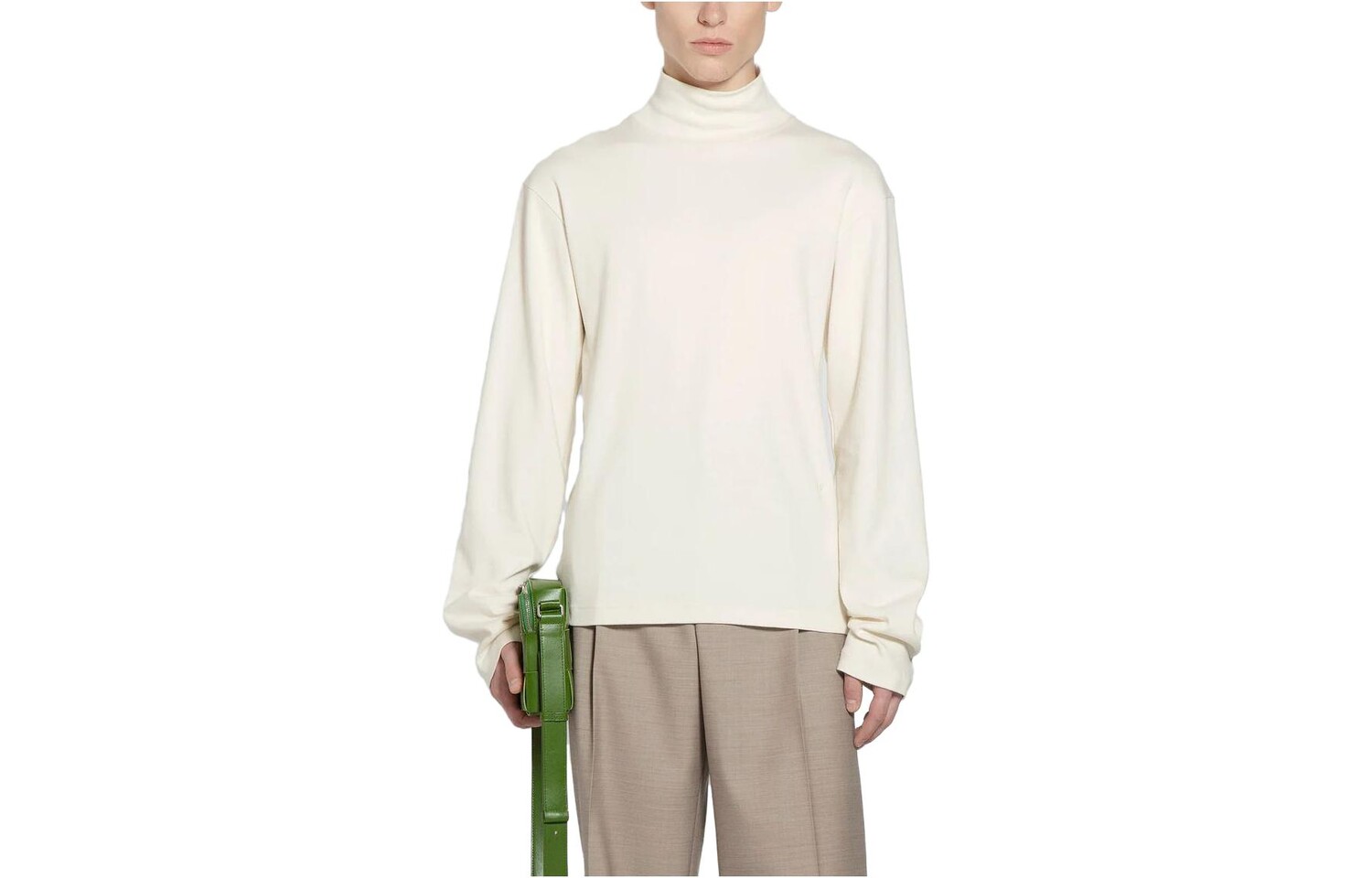 

Футболка мужская меловая белая Bottega Veneta, белый