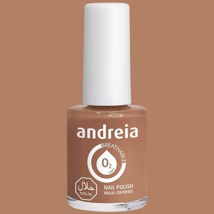 Дышащий лак для ногтей Andreia, глянцевый, веганский, серый — фото 2