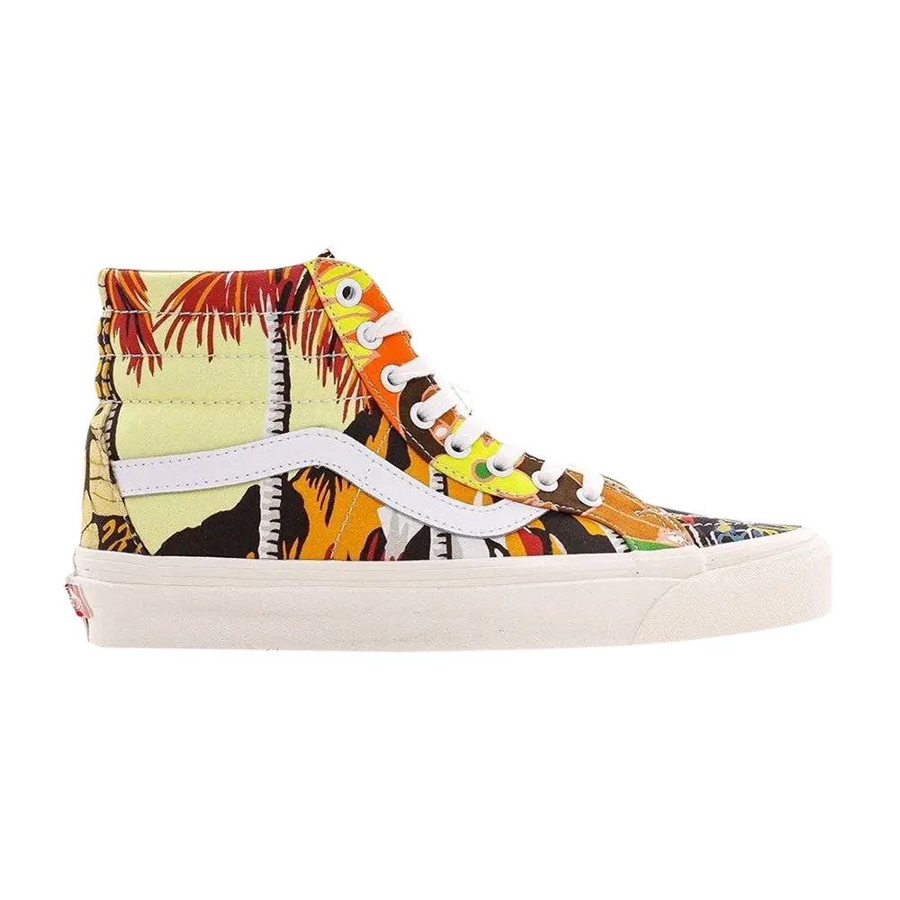 Кроссовки Hoffman California Fabrics x Sk8-Hi 38 DX Vans, мультиколор