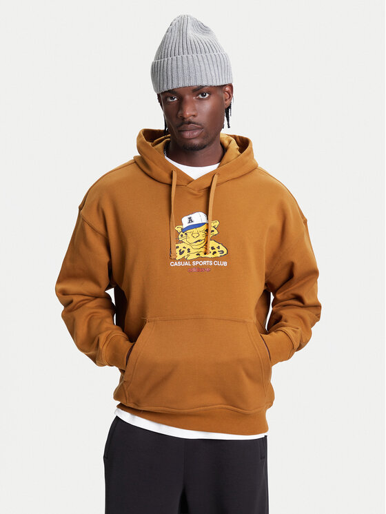 

Свободный крой толстовка Wabash JW0167 Adidas, коричневый
