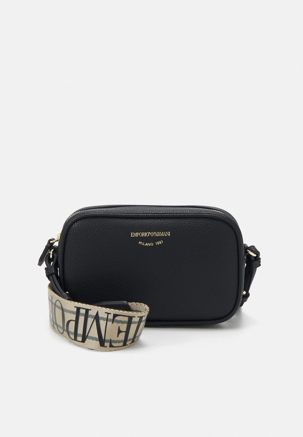 

Сумка через плечо Camera Bag Emporio Armani, черный/серебристый