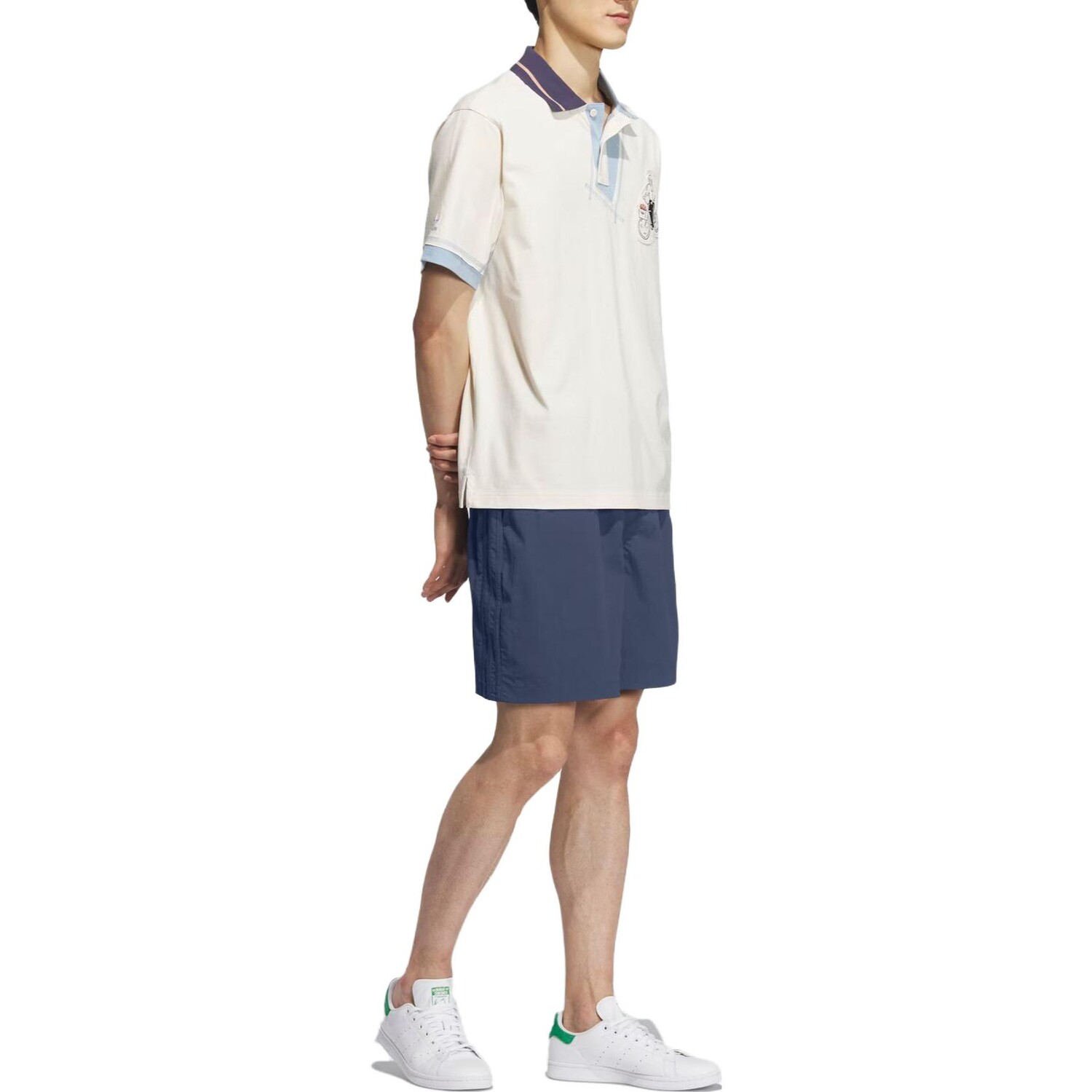 NAGABA SPORTSWEAR повседневные шорты мужские темно-синие Adidas Originals, темно-синий — фото 4