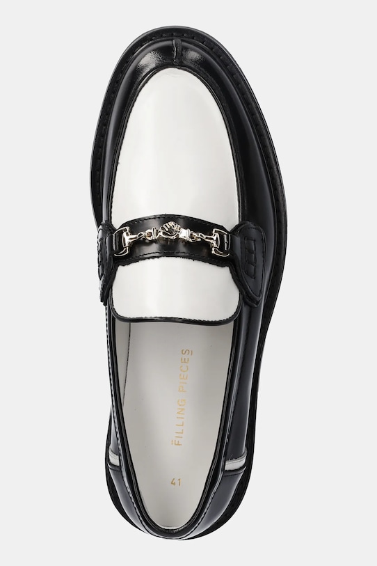 Кожаные мокасины Loafer Polido Filling Pieces, черный — фото 4