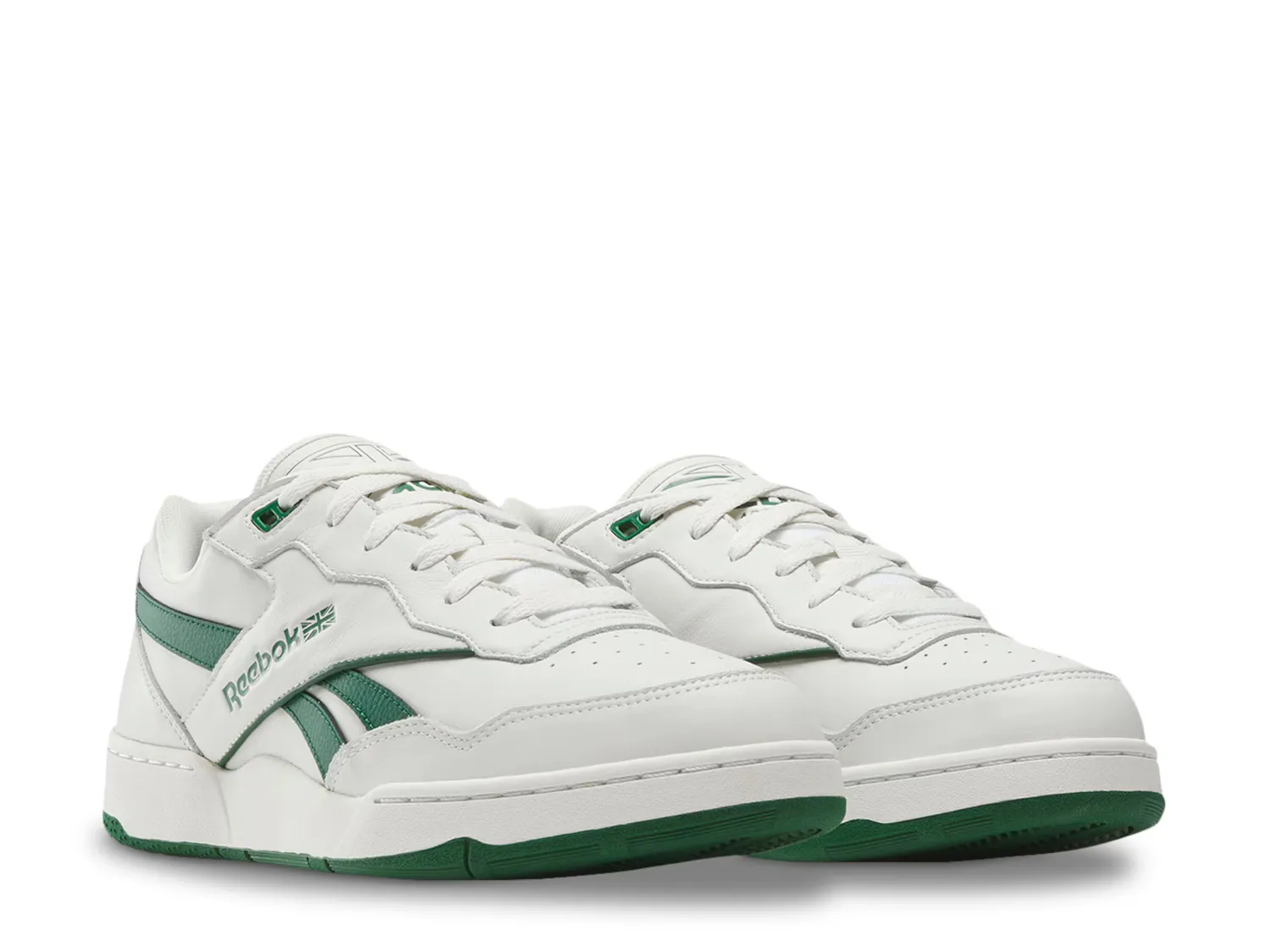 Кроссовки BB 4000 II Basketball Shoe Reebok, серый/зеленый — фото 2