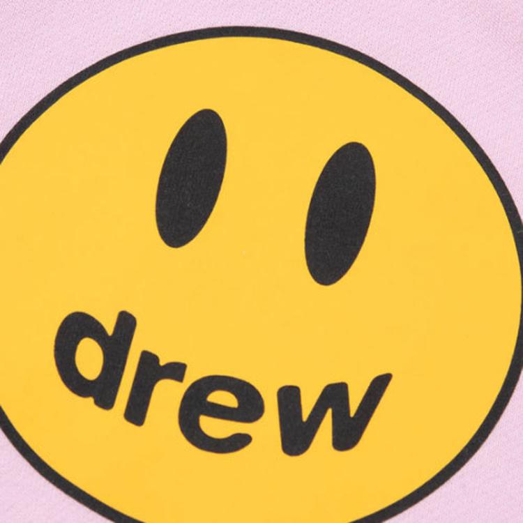 Свитшот Smiley Collection красно-фиолетовый Drew House детский — фото 4