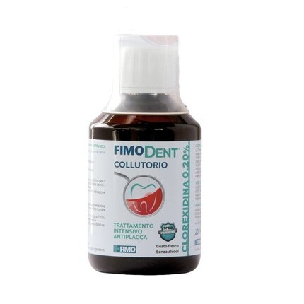 

Ополаскиватель для полости рта Fimodent с хлоргексидином 0,20% с системой защиты зубов от изменения цвета SPDD и приятным мятным вкусом 200 мл Pikdent