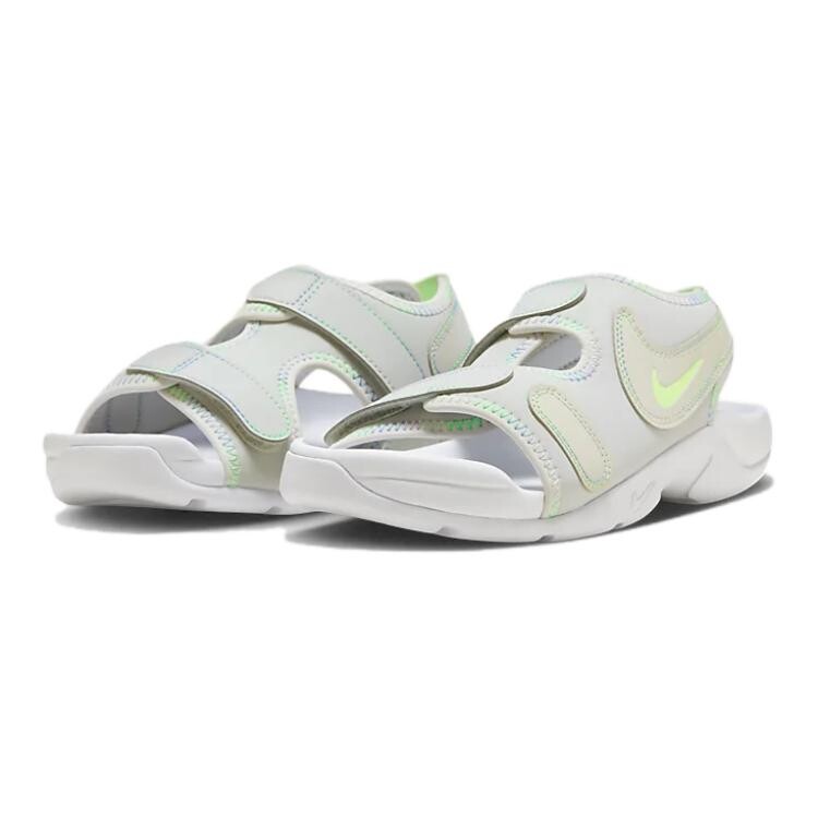 Детские сандалии Nike Sunray Adjust 7 Kids, Photon Grey / Phantom Grey White / White / Vapor Green — фото 3