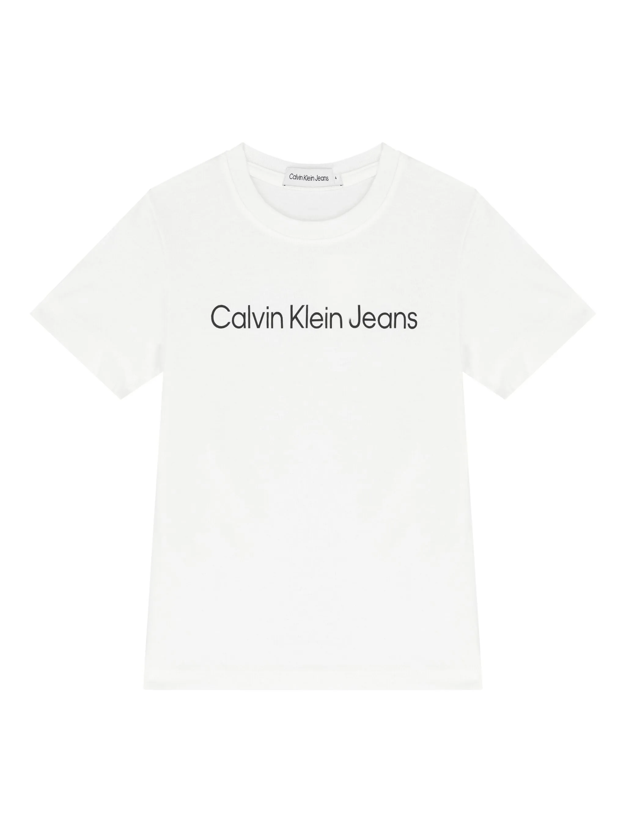 Футболка с логотипом Calvin Klein Kids, серый