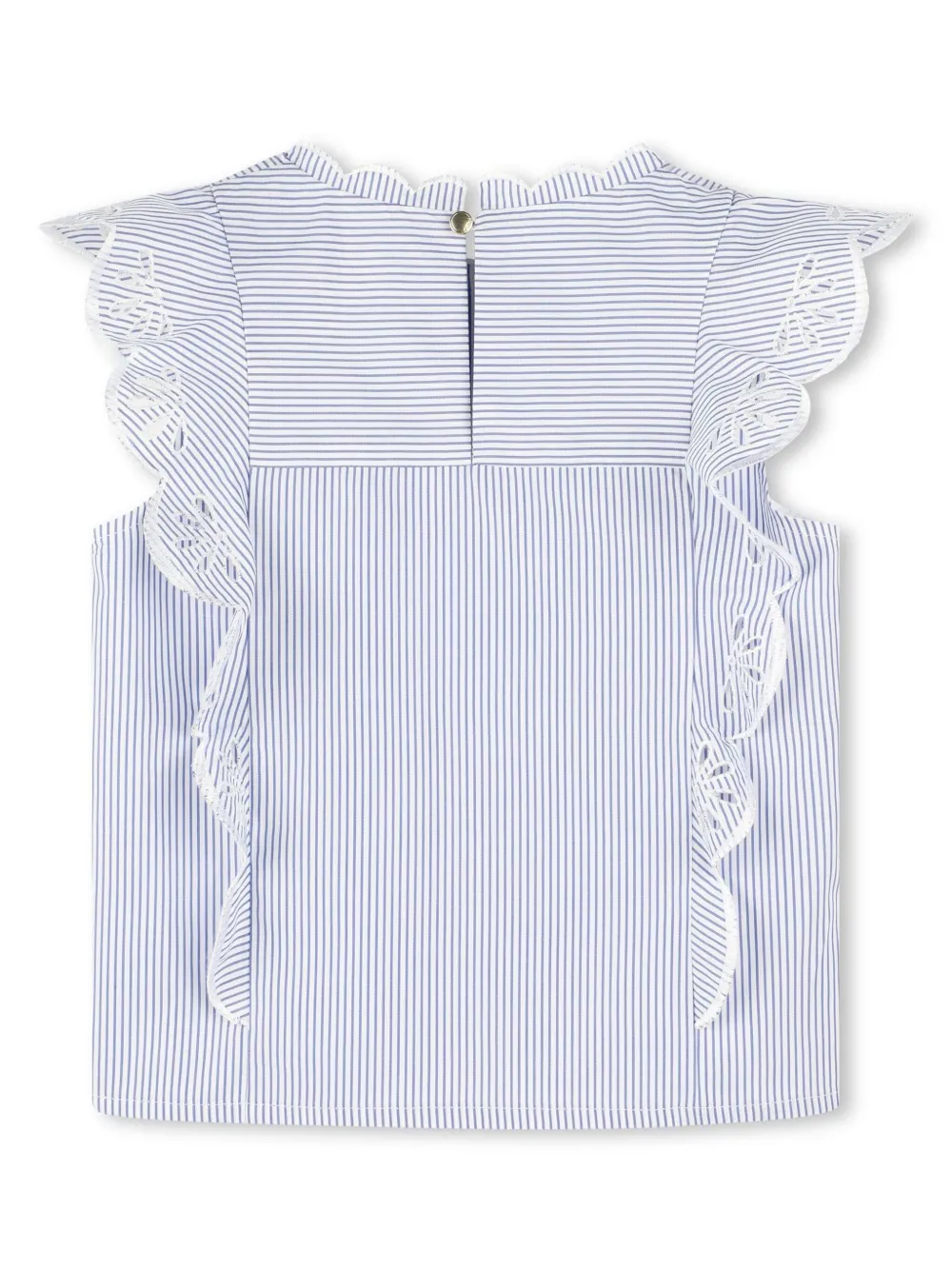 Блузка из органического хлопка Chloé Kids, синий — фото 2