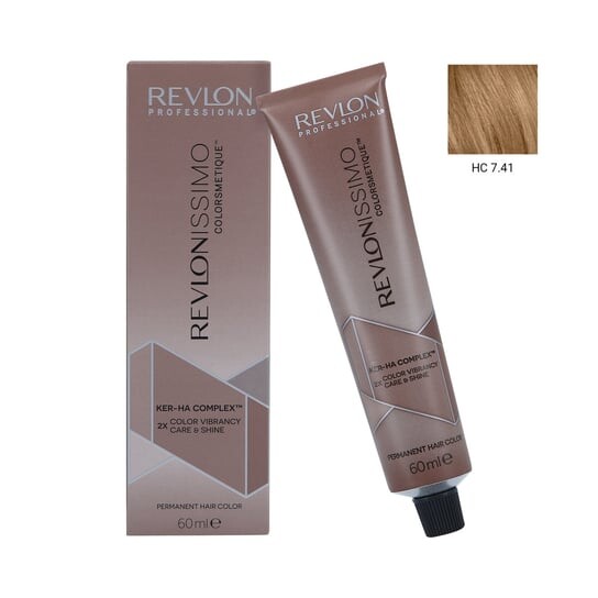 

Профессиональная краска для волос HC 7.41, 60 мл REVLON REVLONISSIMO COLORSMETIQUE, Revlon Professional