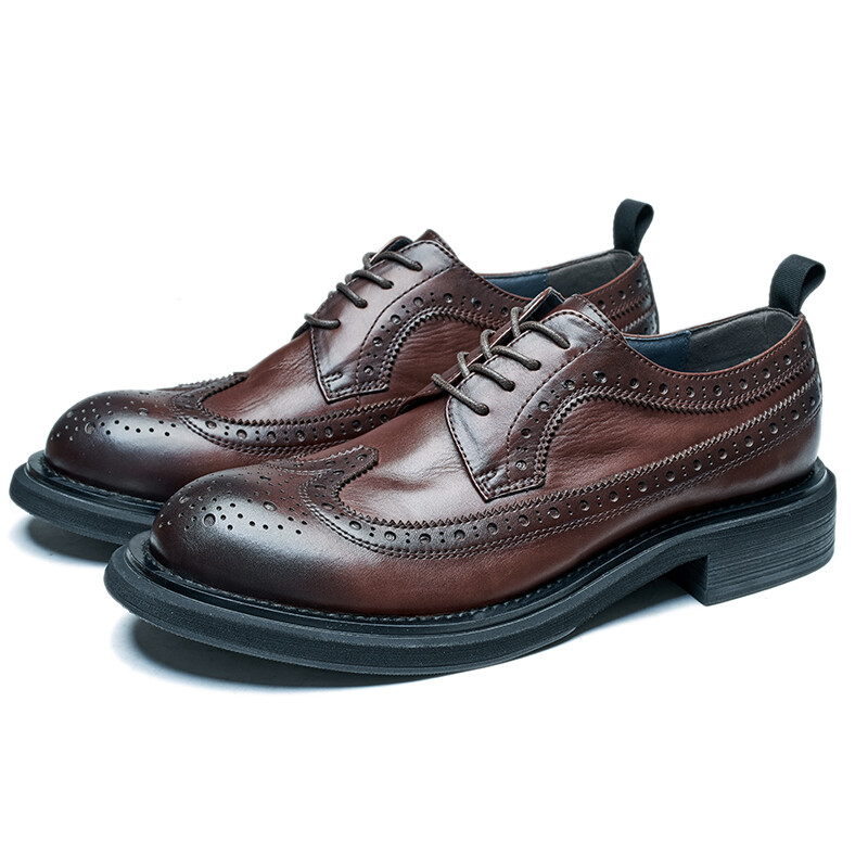 Туфли DIENGRLEY Dress Shoes Men Low-Top, черный — фото 4
