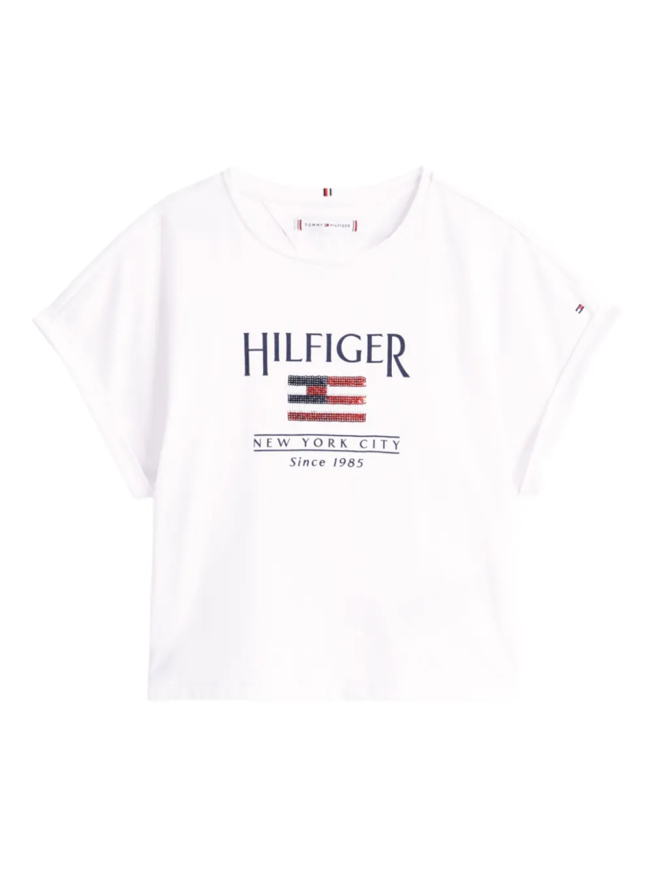 

Футболка с логотипом Tommy Hilfiger Junior, белый