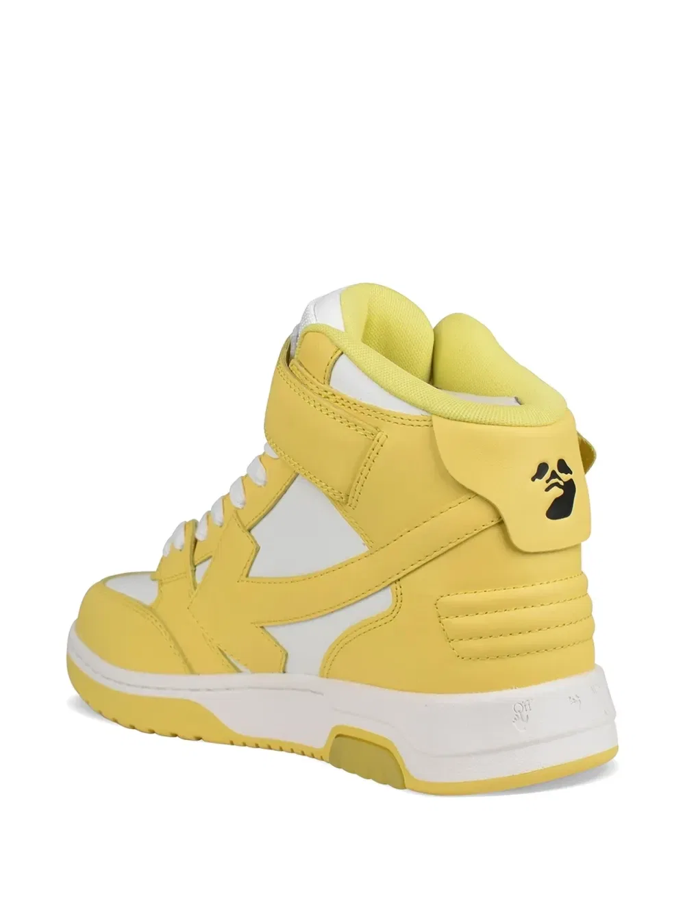 Кроссовки Out Of Office Mid Top Off-White, желтый — фото 3