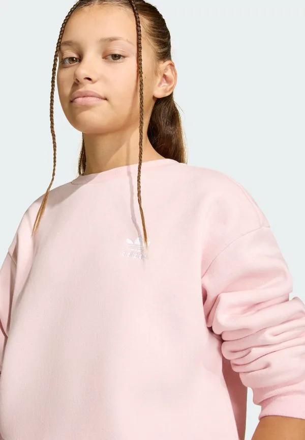 Толстовка свободного кроя с круглым вырезом Adidas Originals, Sandy Pink Mel — фото 4
