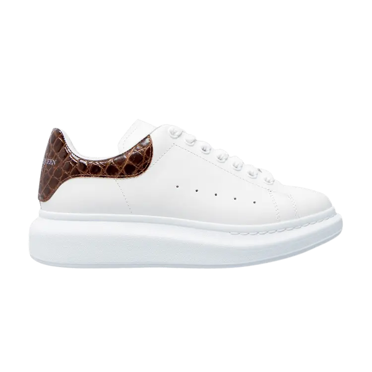

Кроссовки Alexander McQueen Alexander McQueen Oversized Sneaker 'Brown Crocodile', белый