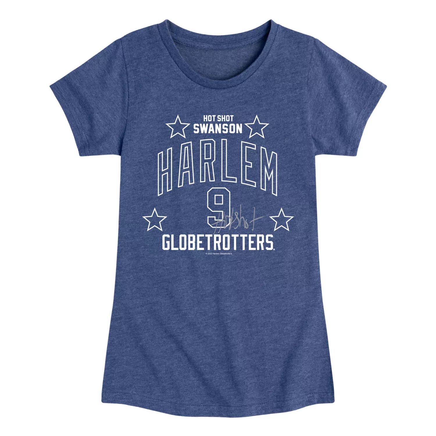 

Футболка Harlem Globetrotters Swanson для девочек 7–16 лет Licensed Character, синий