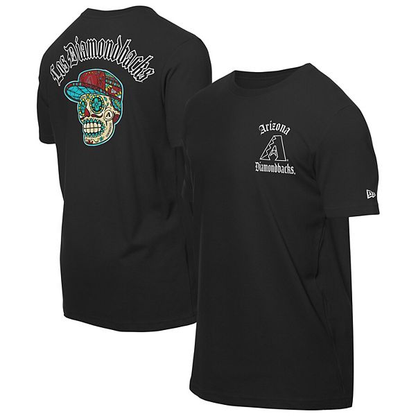 

Мужская черная футболка arizona diamondbacks sugar skulls New Era