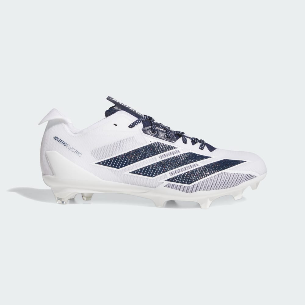 

Бутсы Adidas Adizero Electric II Football Cleats, цвет Cloud White/Team Navy Blue 2/Cloud White