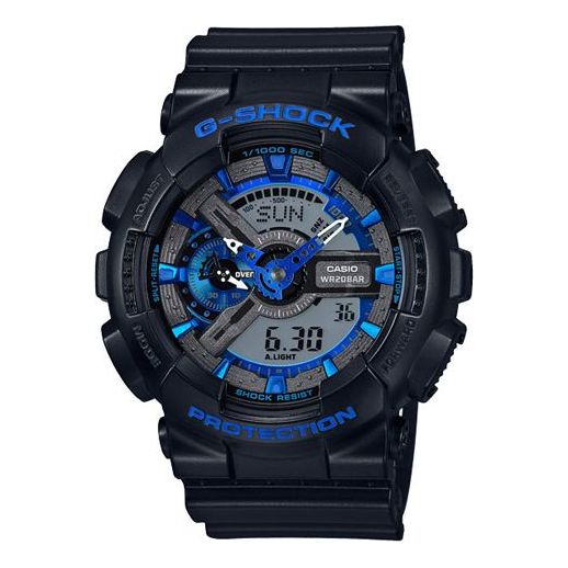 

Часы CASIO G-Shock Analog-Digital 'Black Blue', черный