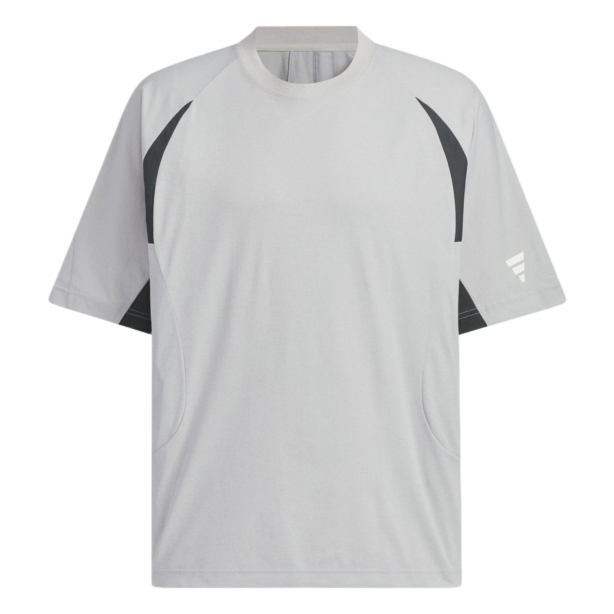 

Футболка мужская светло-серая Adidas, светло-серый