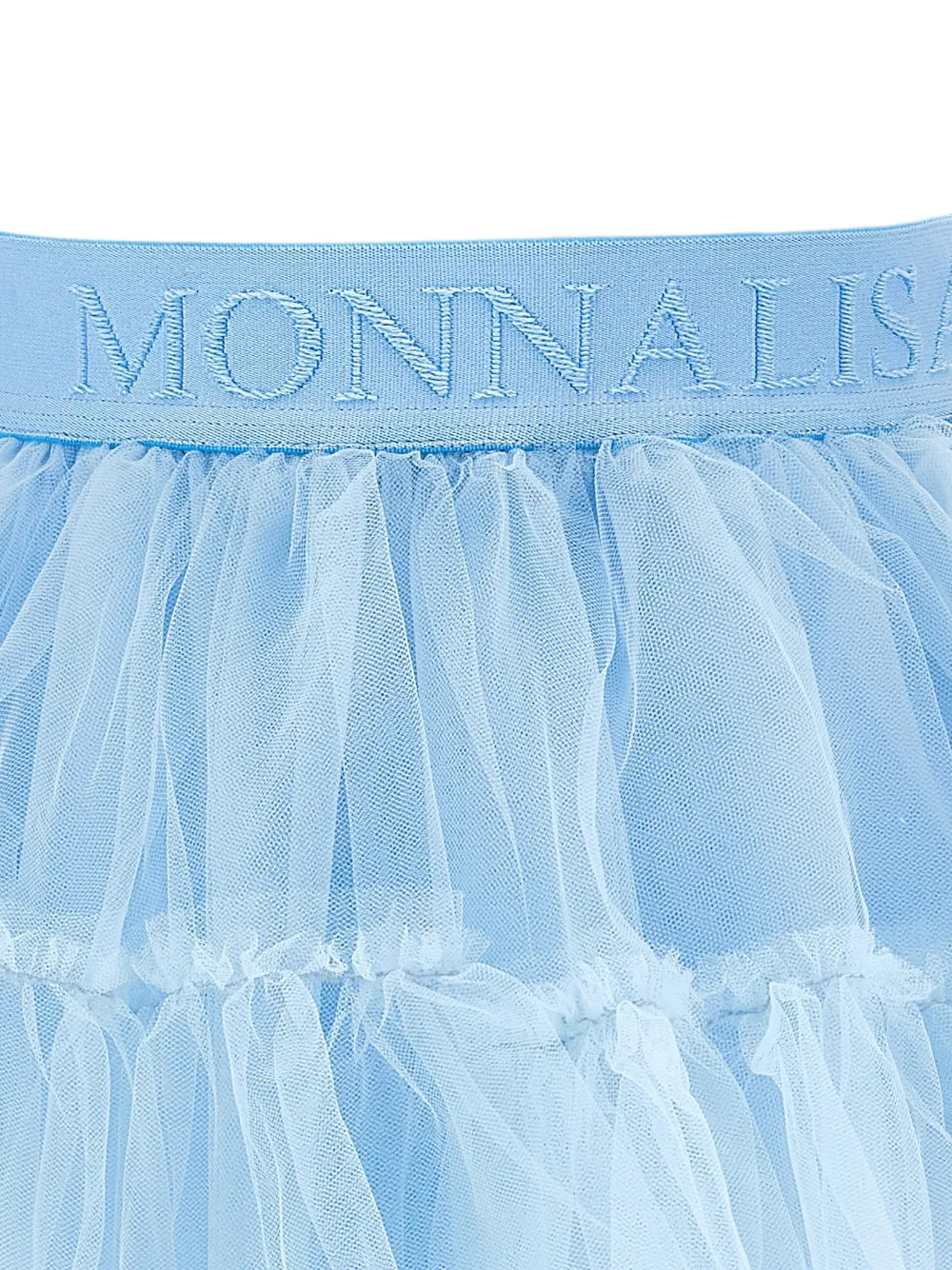 Пышная юбка с оборками Monnalisa, синий — фото 3