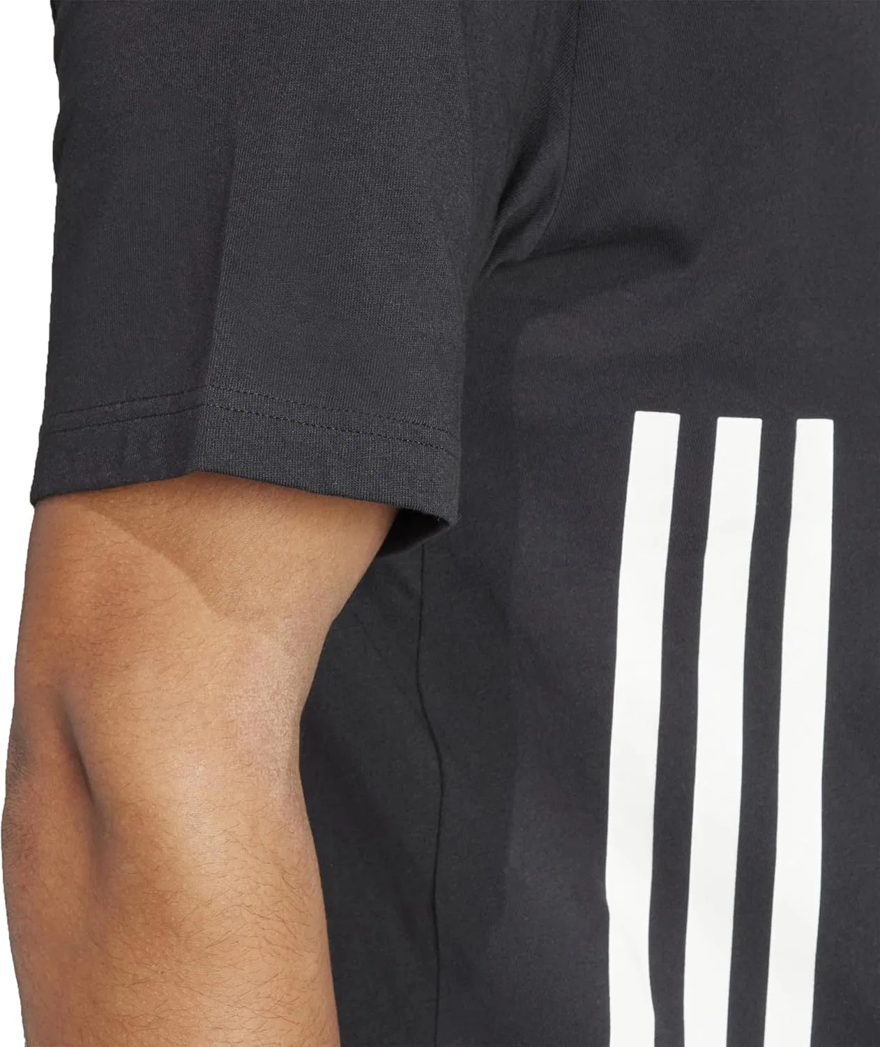 Футболка Adidas Future Icon с тремя полосками, черный — фото 3