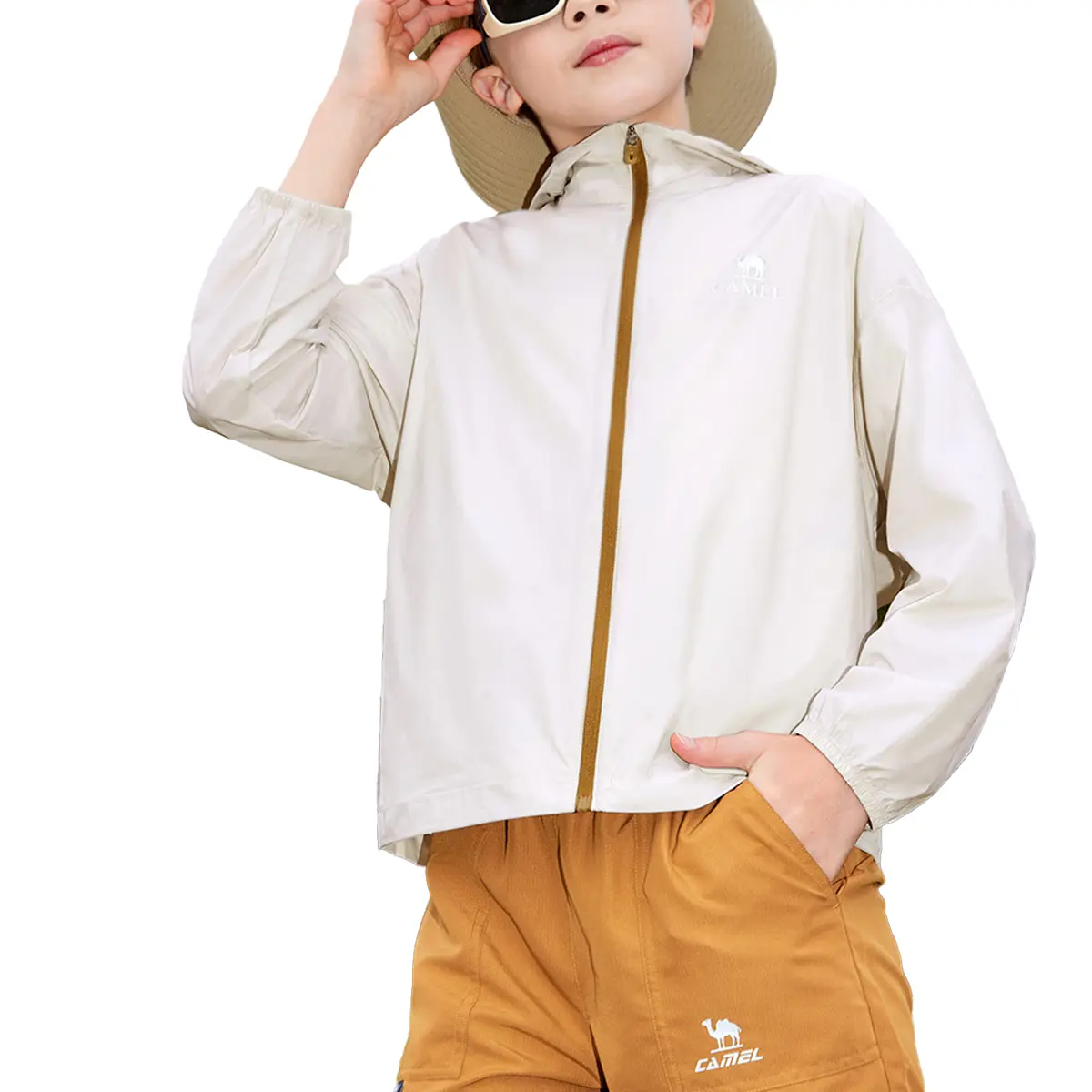 

Детский топ SS25 для детей 3-7 лет CAMEL, milk tea