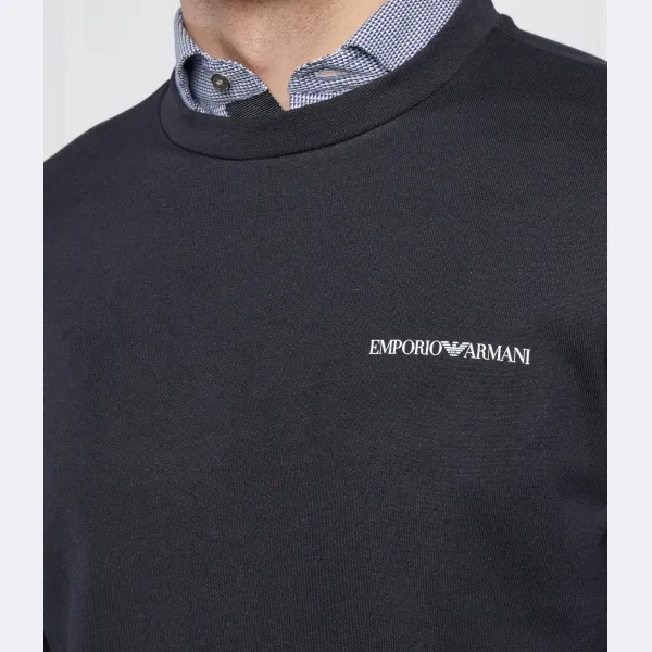 Толстовка обычного кроя Emporio Armani, синий — фото 4