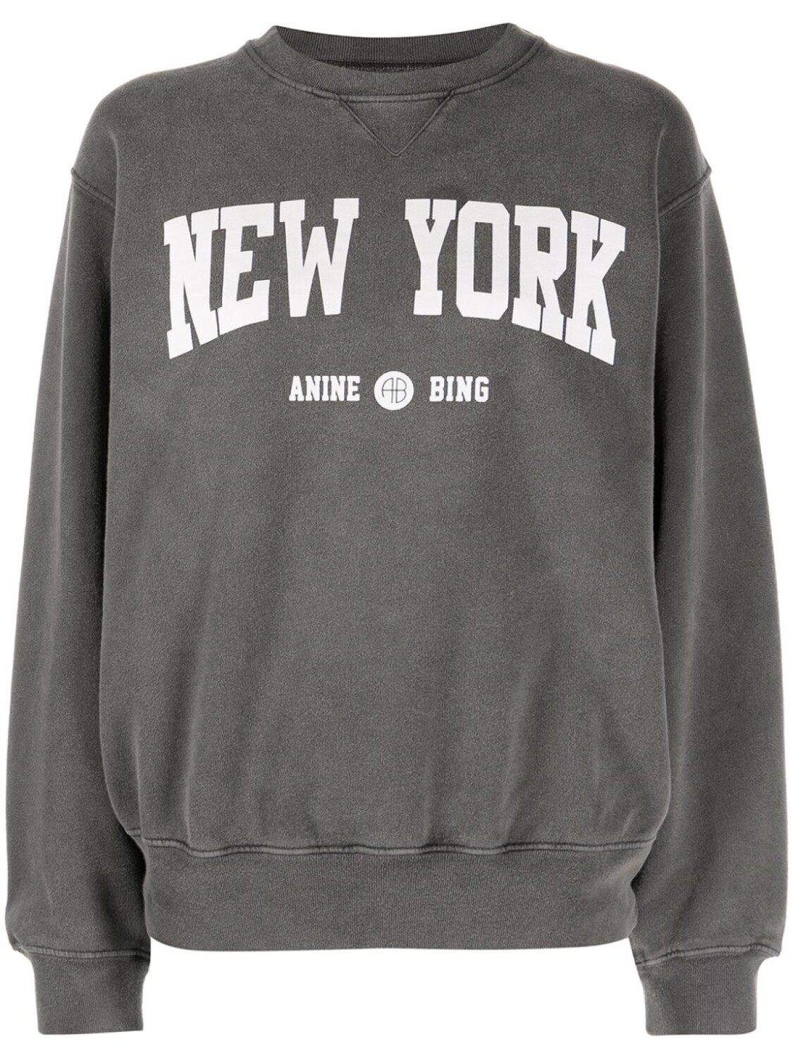 

ANINE BING толстовка Ramona New York University, серый