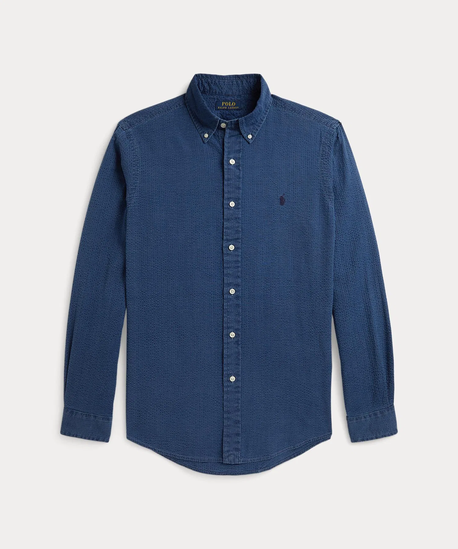 Мужская рубашка POLO RALPH LAUREN Классический крой из сирсакера