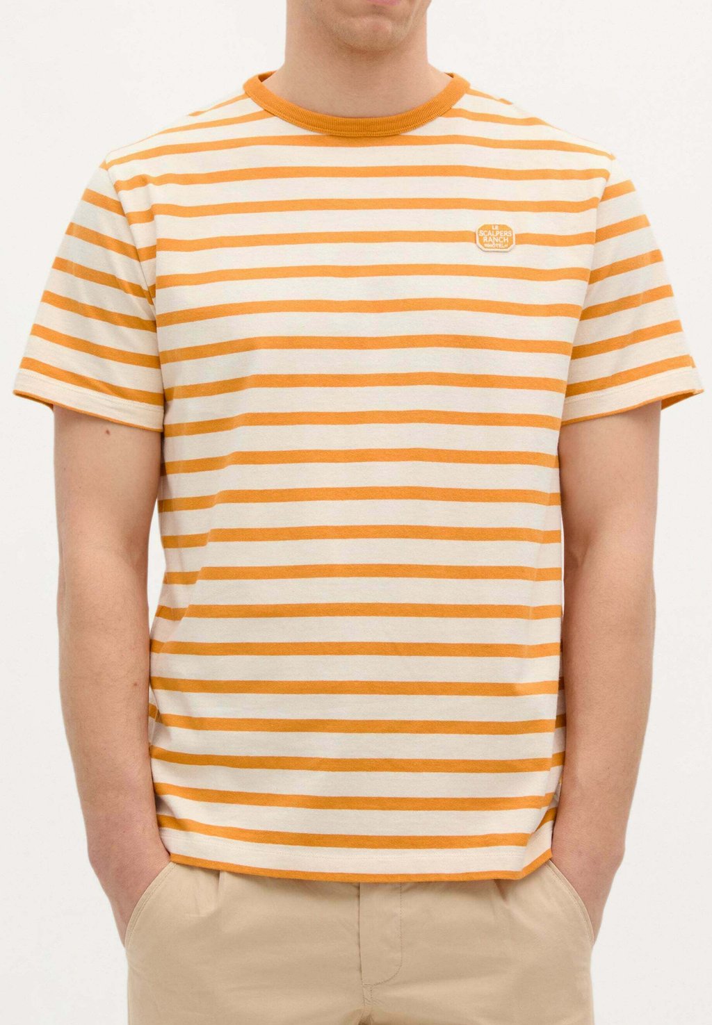 

Футболка с принтом STRIPES PATCH Scalpers, оранжевый